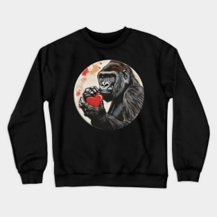 Gorilla Love Design Crewneck Sweatshirt